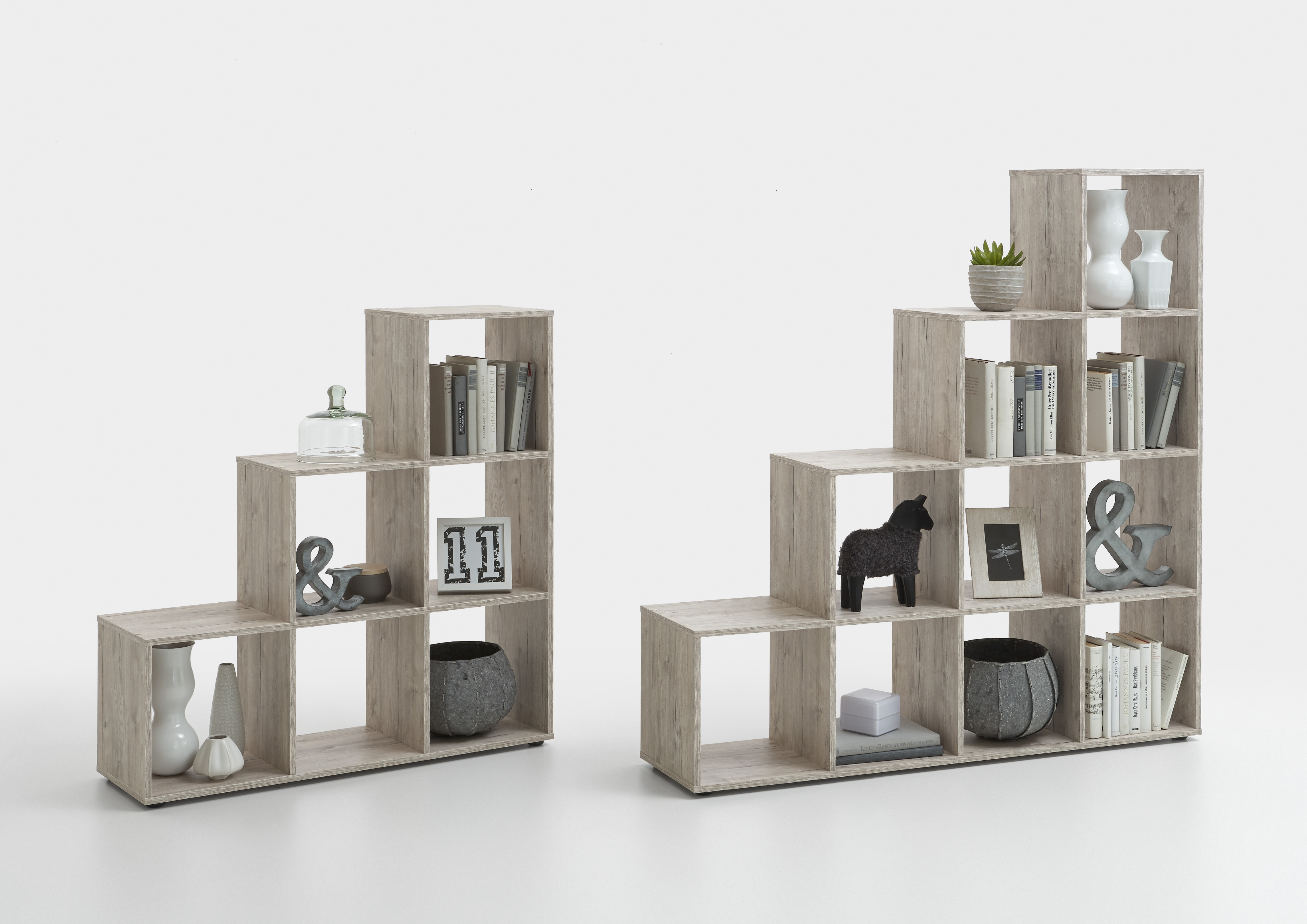 Étagère Méga 6 niches - chêne gris - Image 3