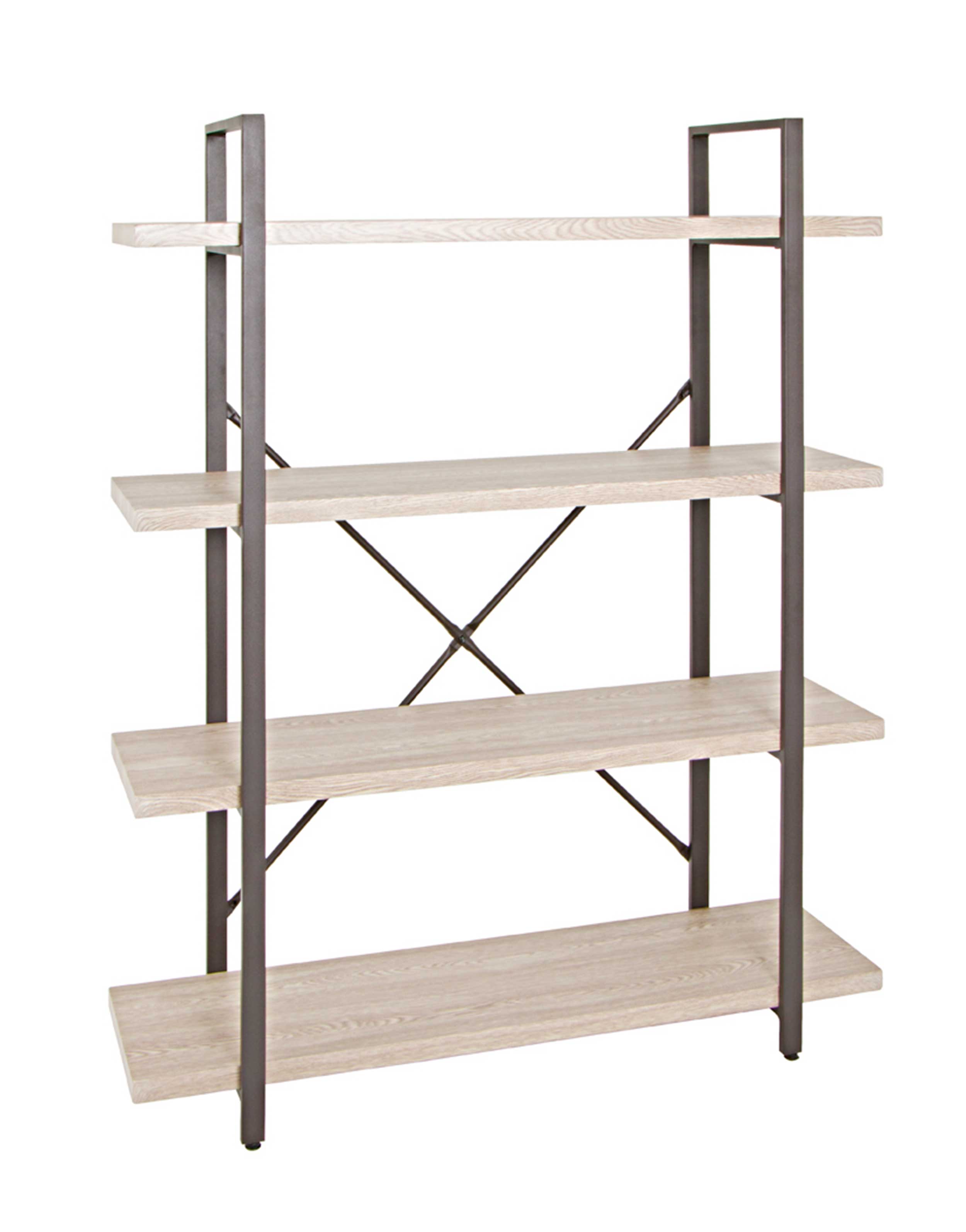 Étagère murale Friso 90cm, 4 planches - brun/décor en chêne - Image 2