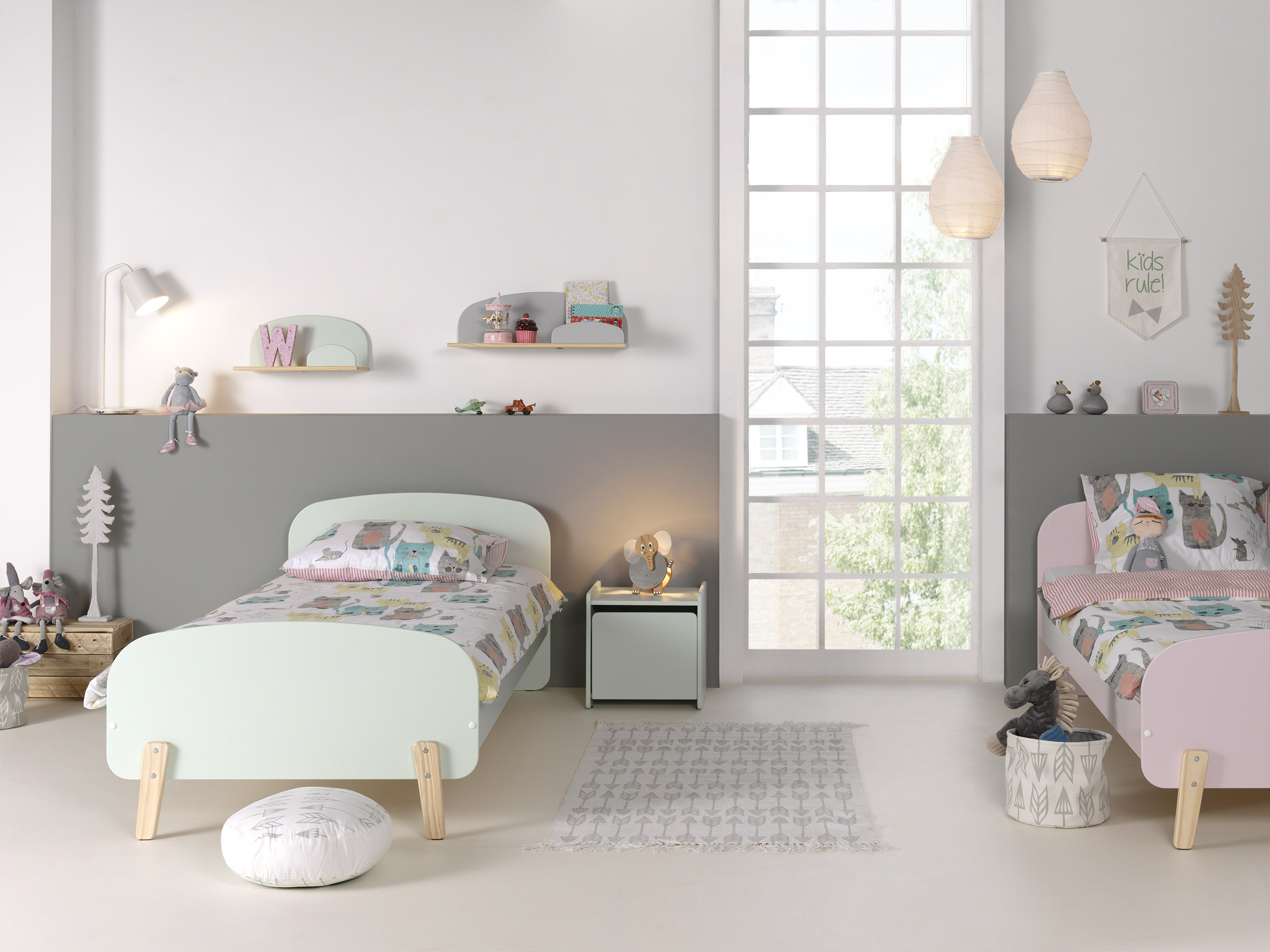 Etagère murale Kiddy 45 cm - menthe - Image 2