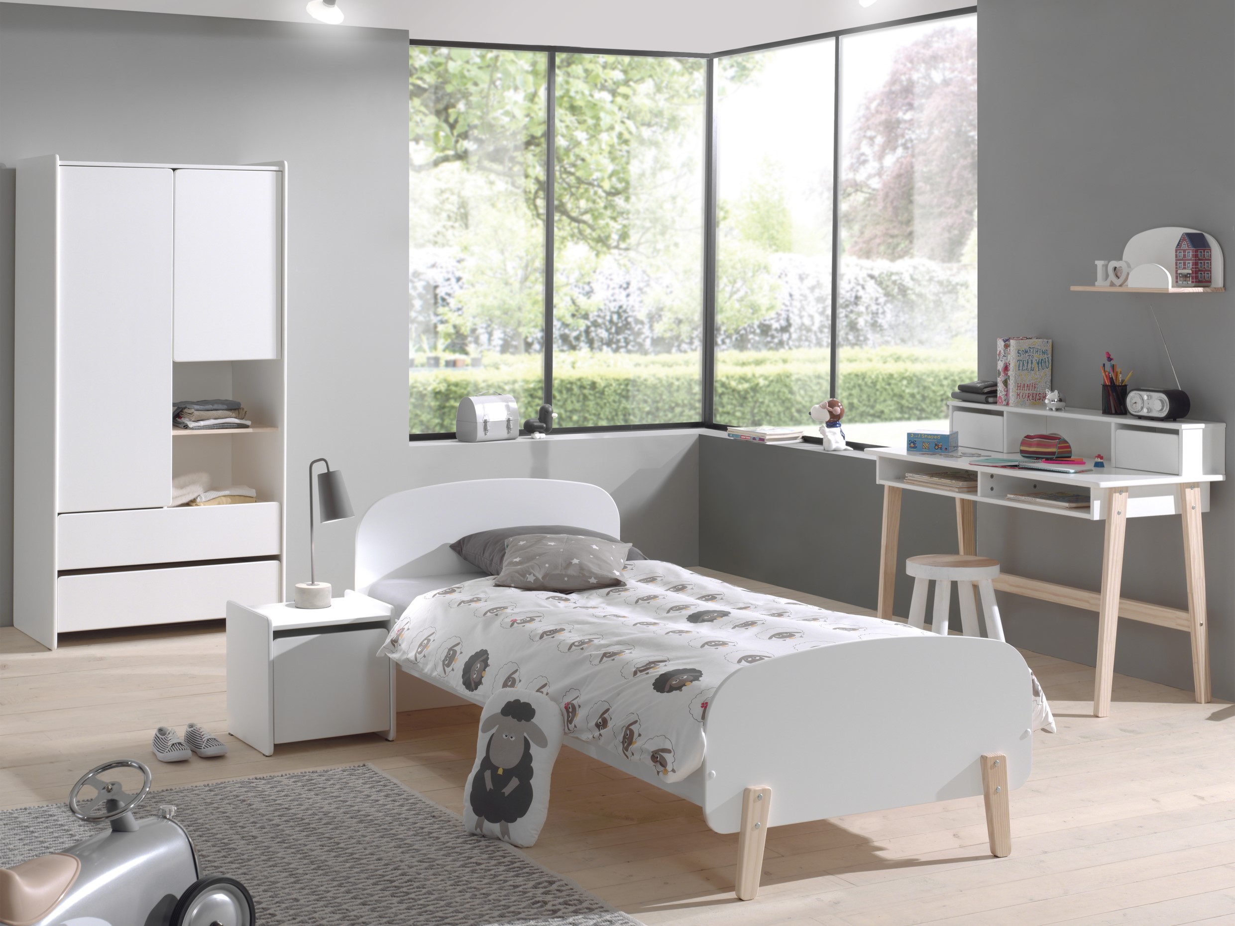 Etagère murale Kiddy 65 cm - blanc - Image 2