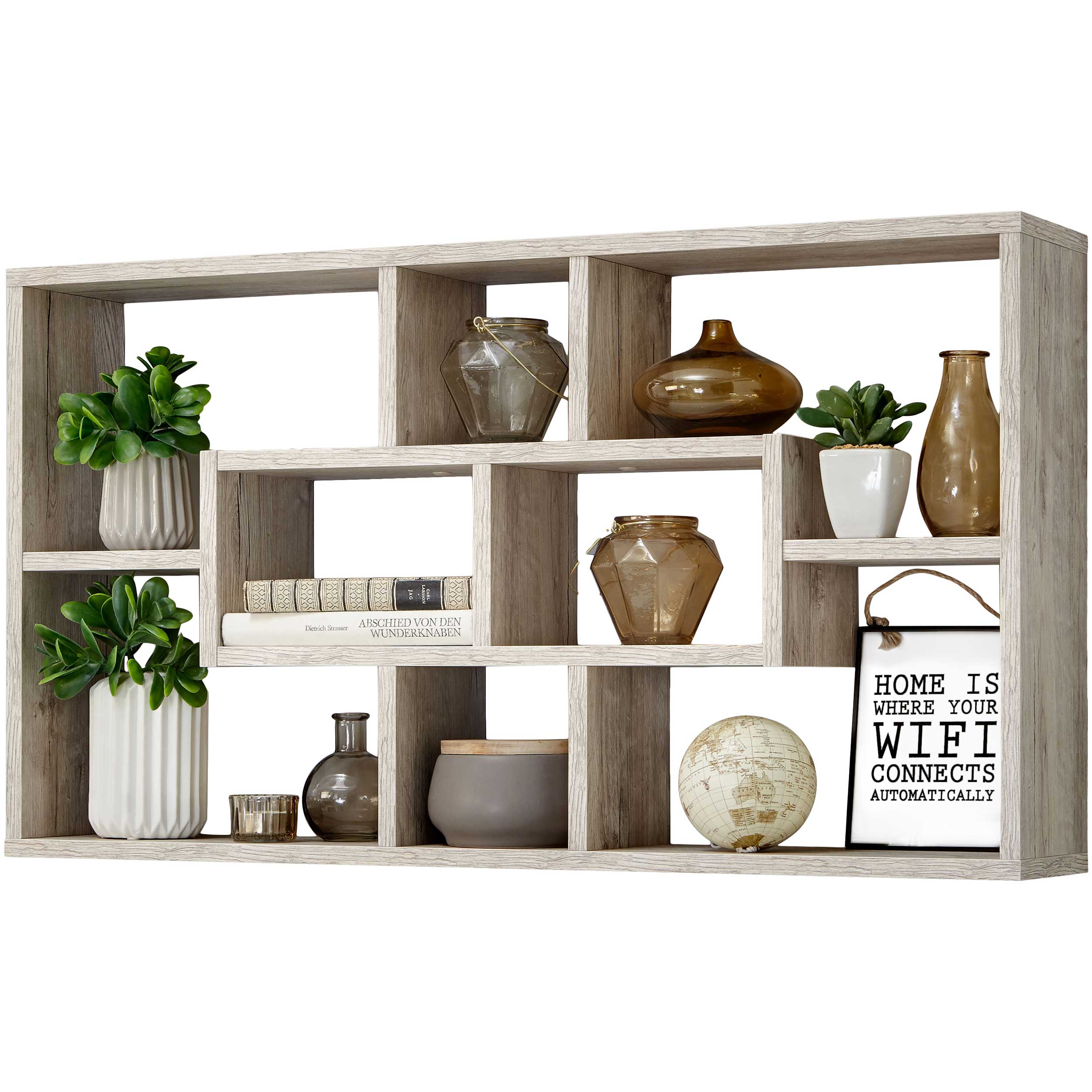 Étagère murale Lasse - chêne gris - Image 4