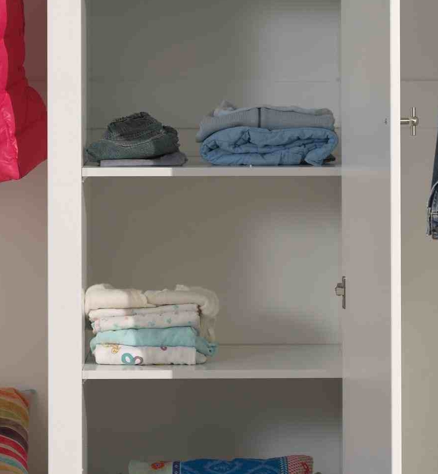 Etagère supplémentaire pour armoire Robin 2 portes - blanc