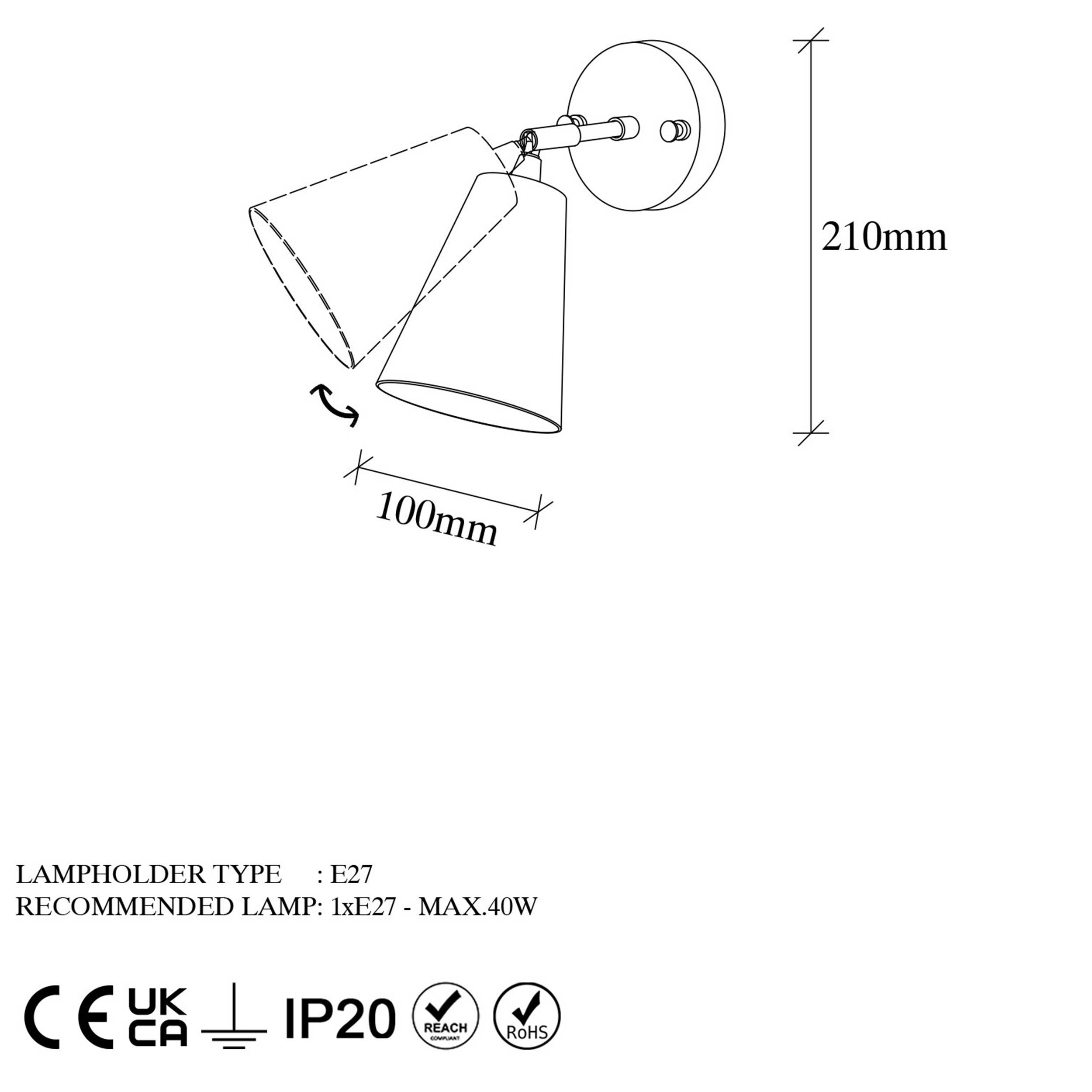Evander Applique | CORPS EN MÉTAL | Doré - Image 4