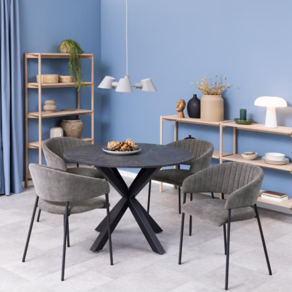 Fauteuil Ann - gris clair - Image 2