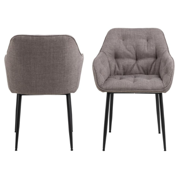 Fauteuil Brooke - gris clair - Image 6