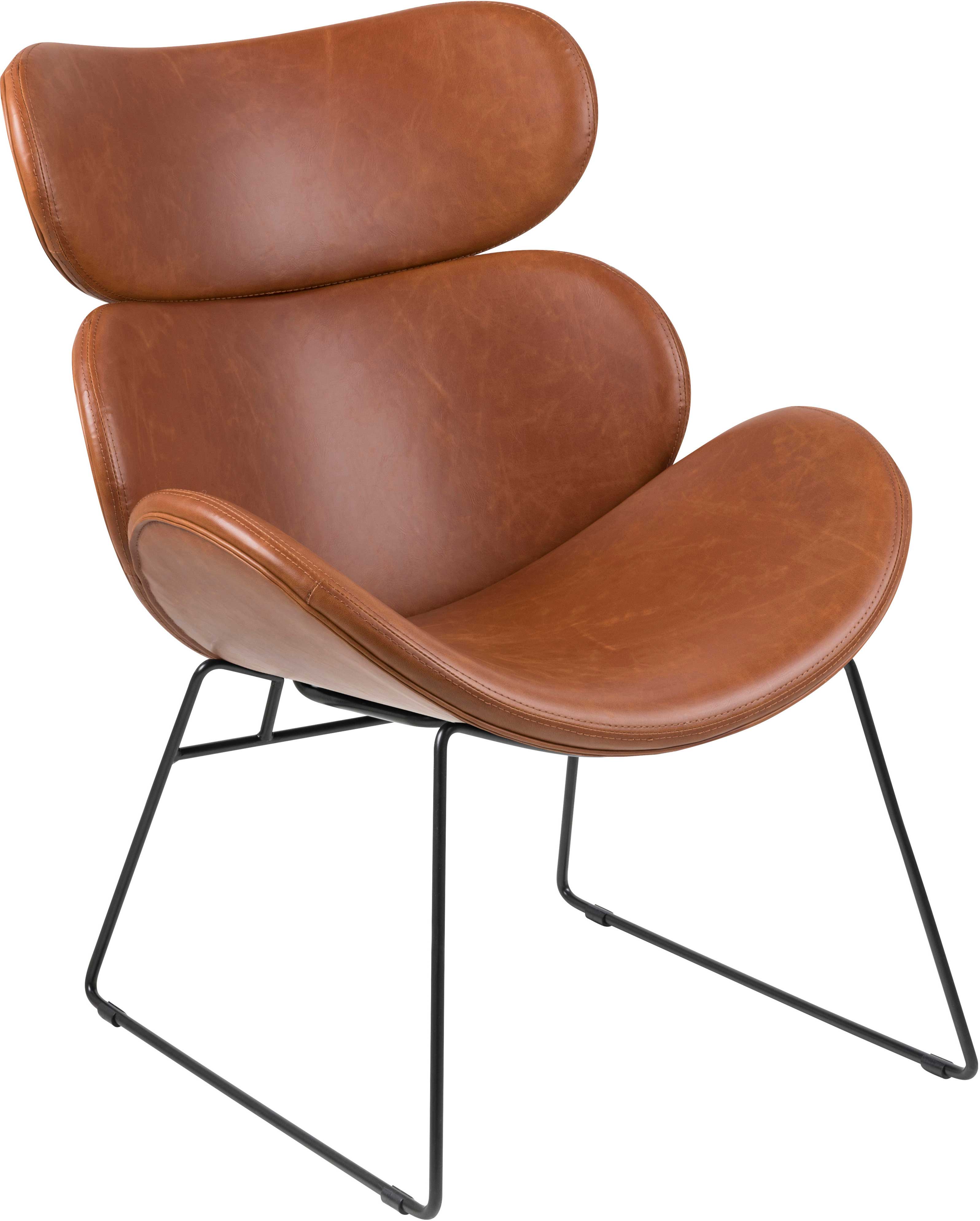 Fauteuil Cazari - marron/noir - Image 10