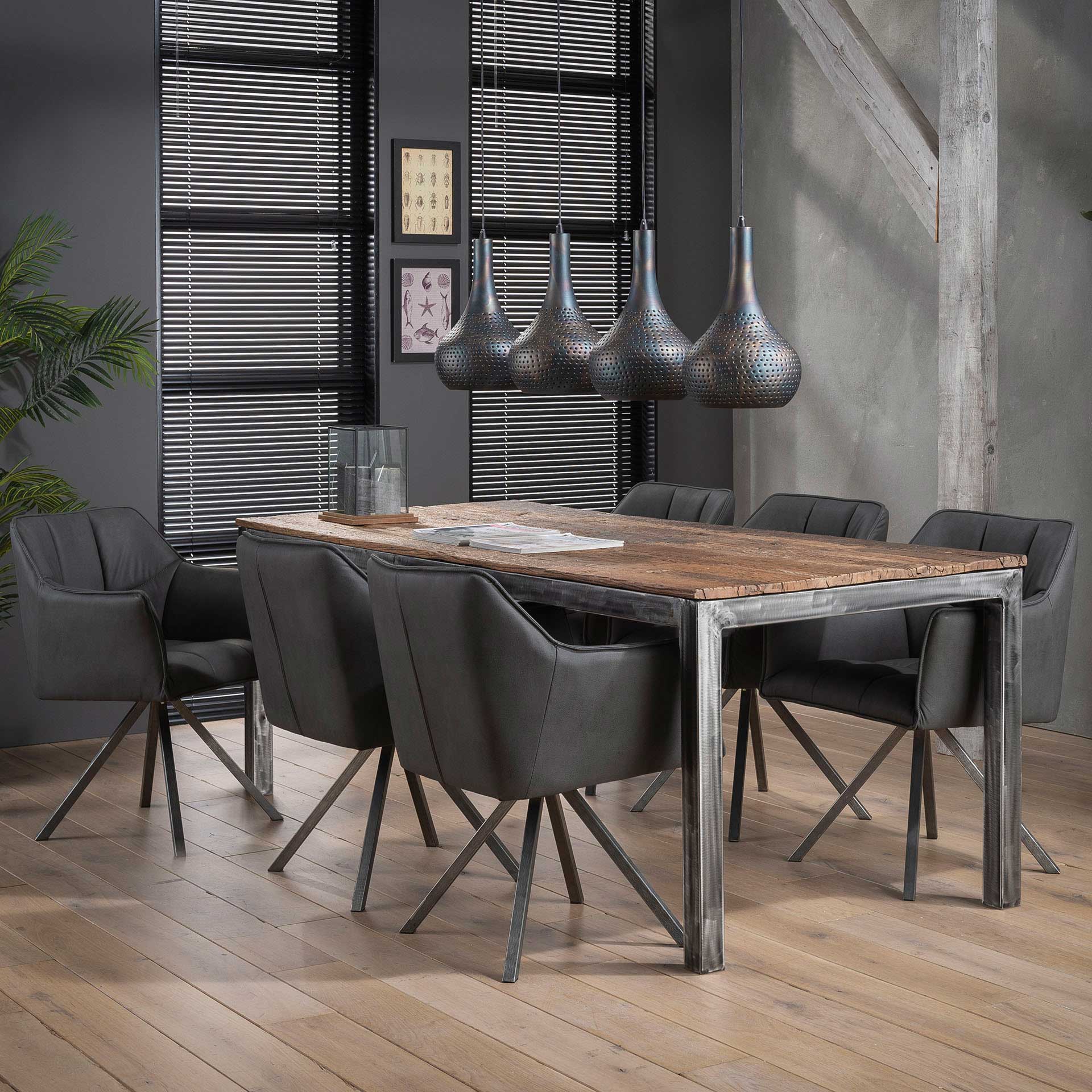 Fauteuil de salle à manger Grio - noir - Image 4