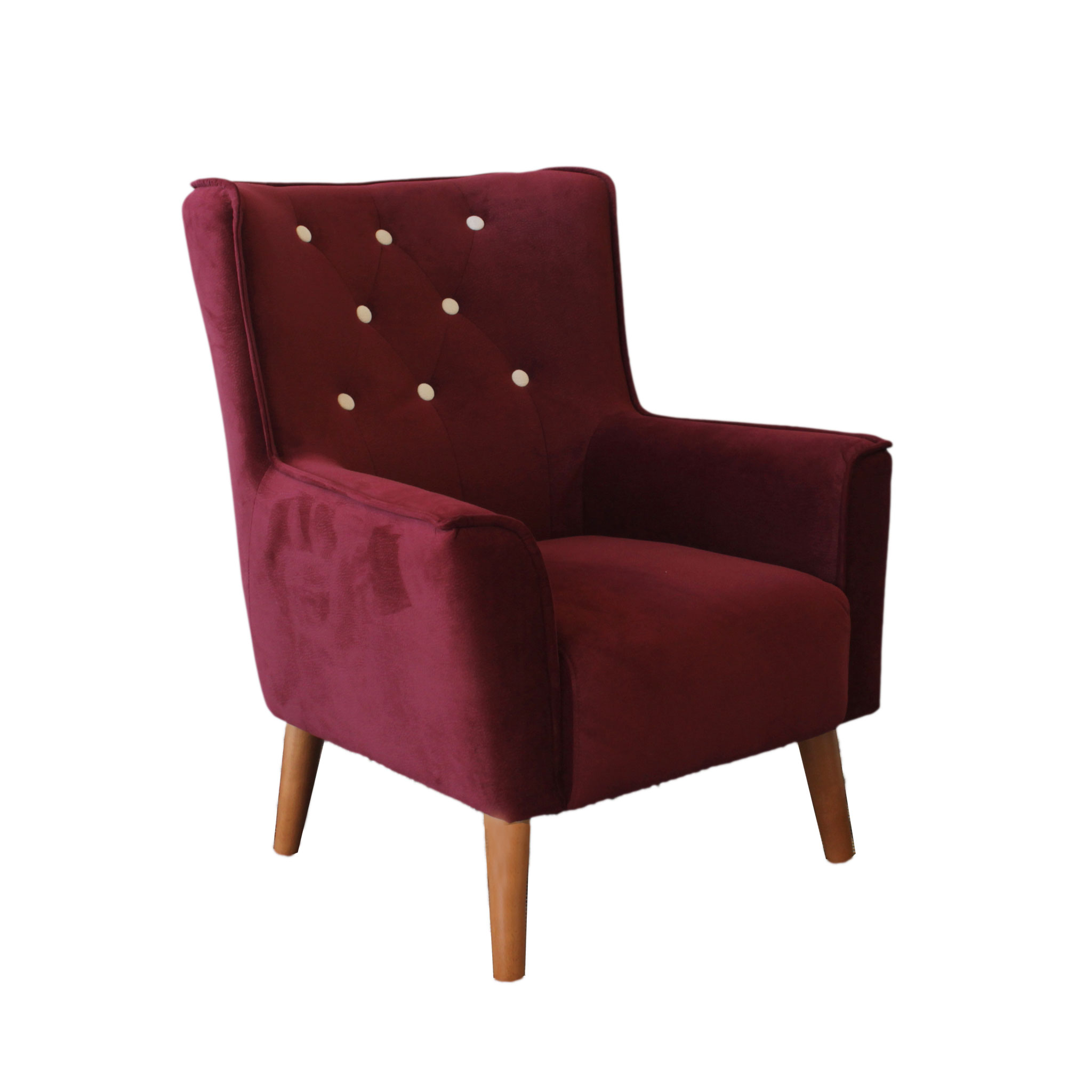 Fauteuil Dennis - bordeaux - Image 2