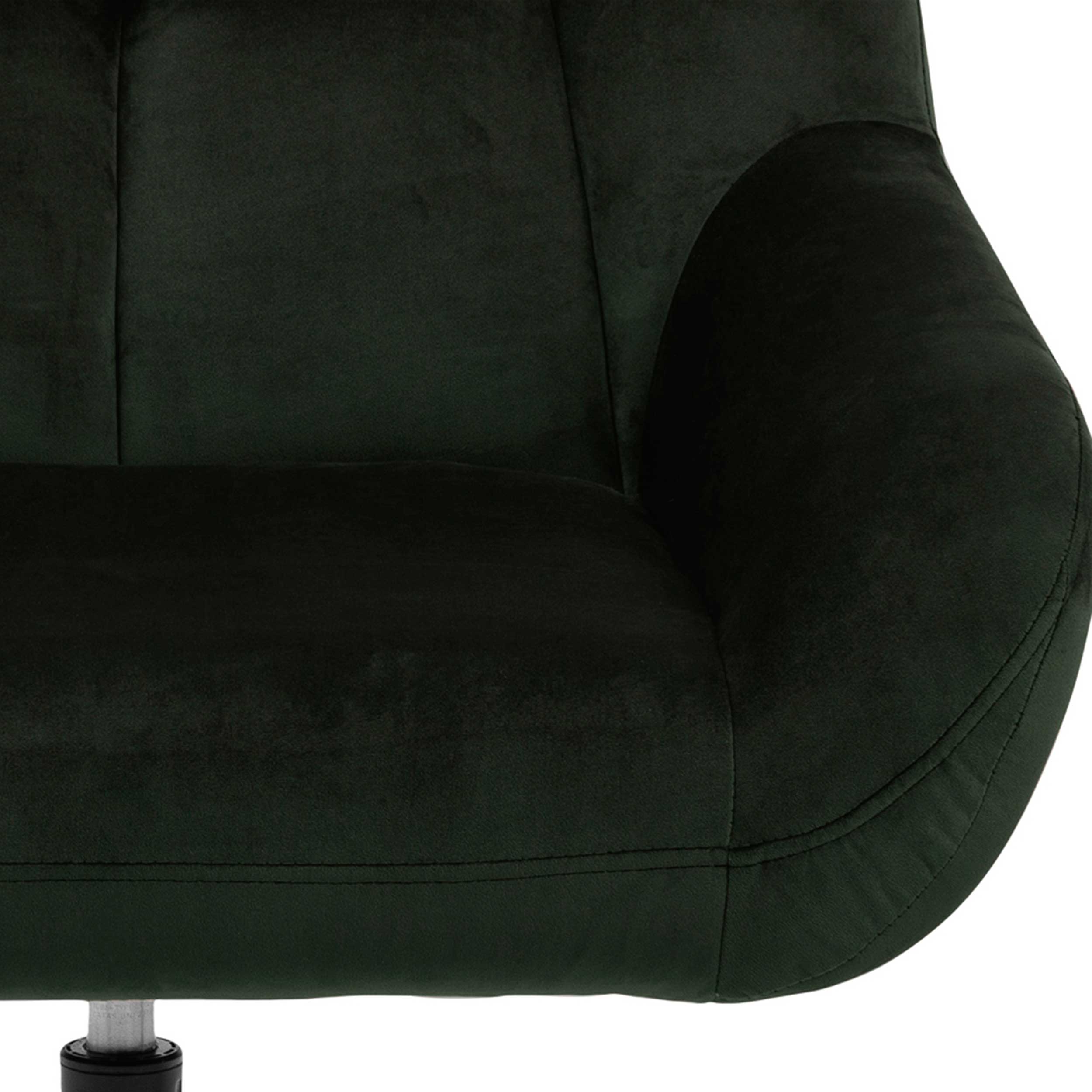 Fauteuil pivotant Madrid - vert foncé/noir - Image 6