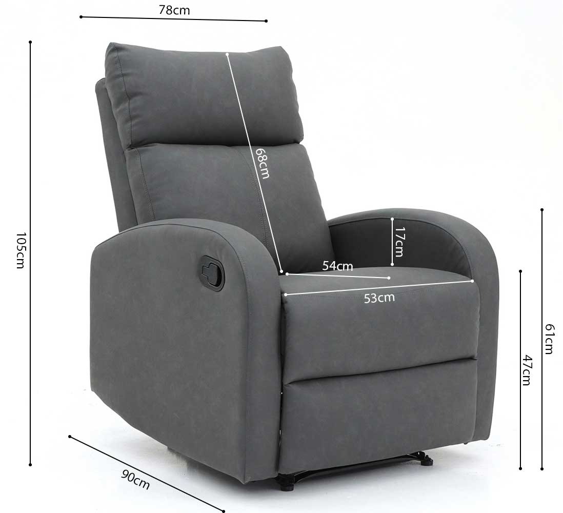 Fauteuil relax Scotland - noir - Image 8