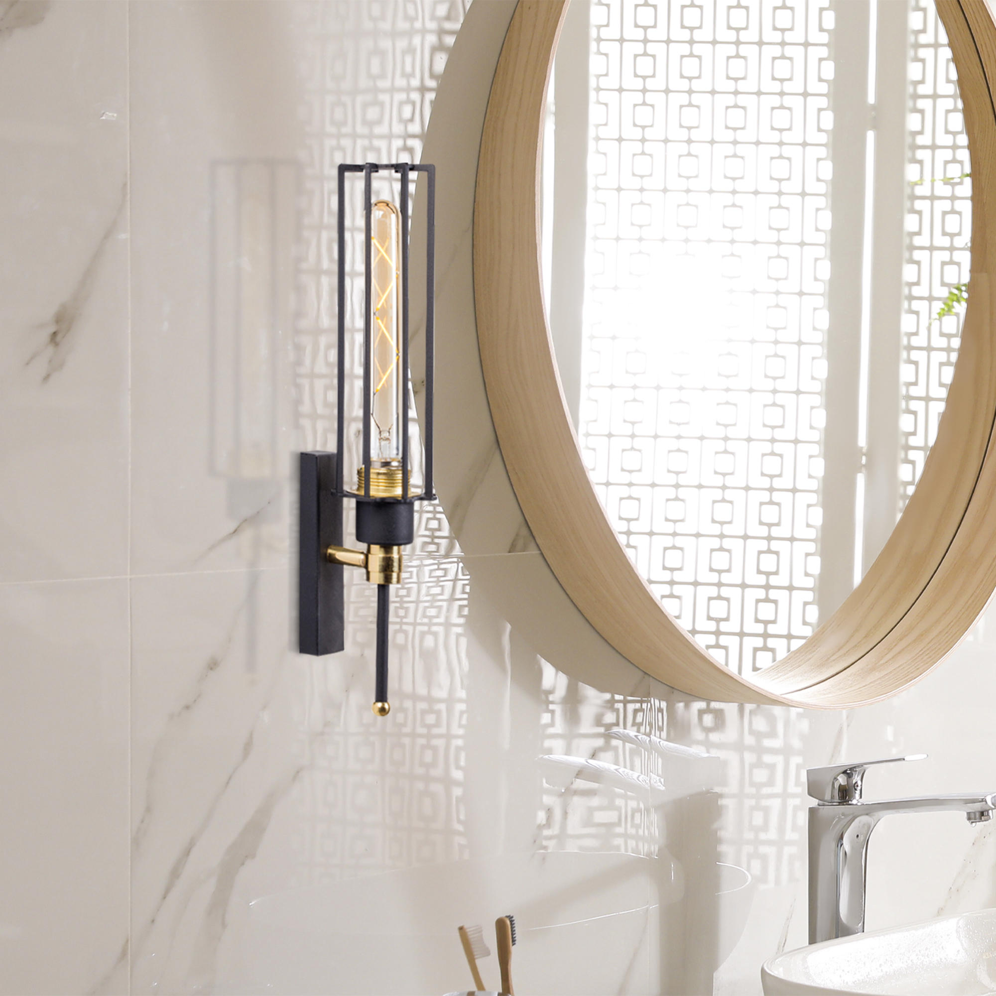 Fellini Applique | CORPS EN MÉTAL | Noir, Or - Image 4