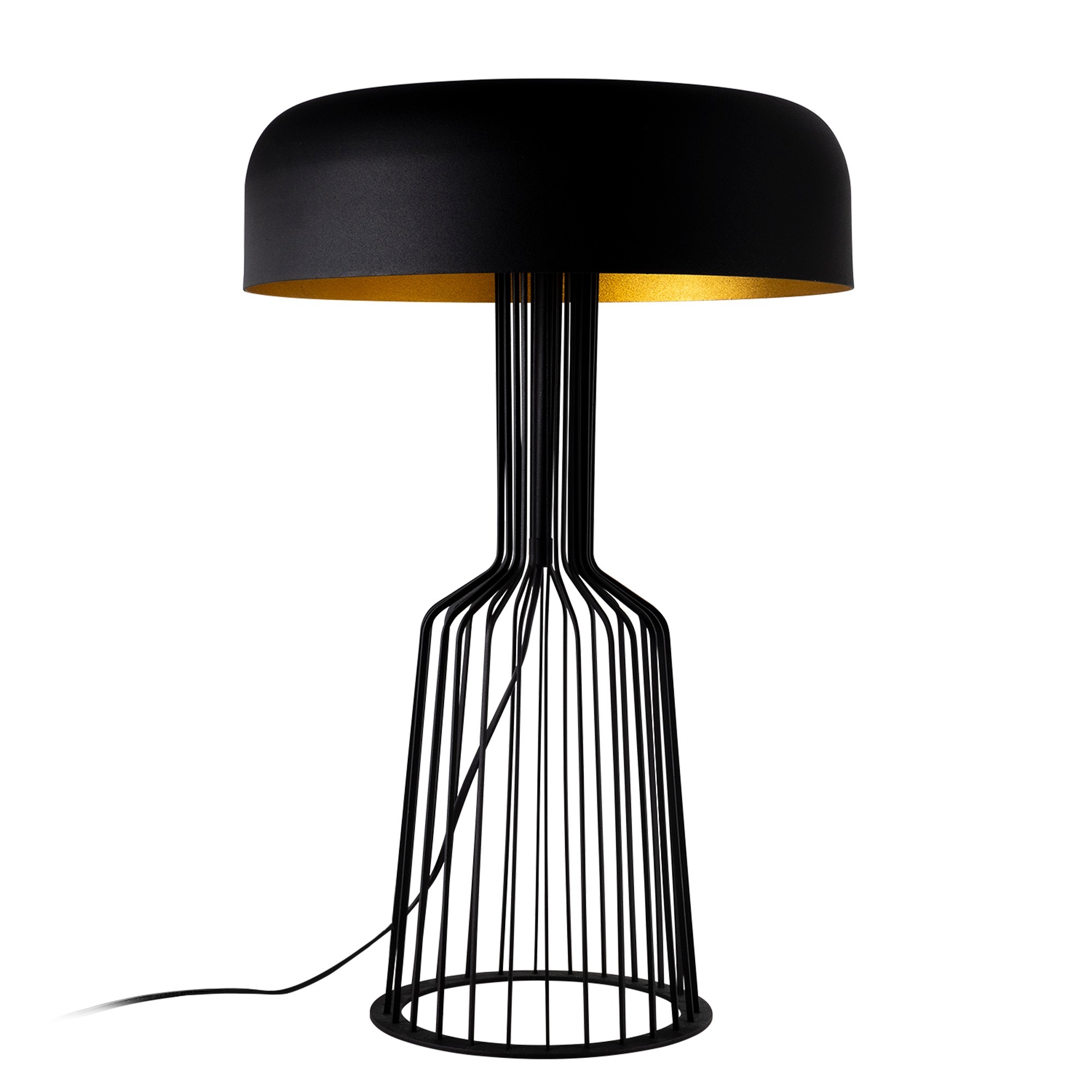 Fellini Lampe de table | Corps en fer | Noir, or - Image 5