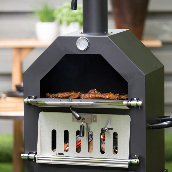 Four à pizza Laurent acier - noir - Image 4