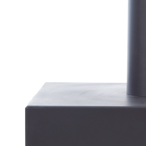 Foyer de jardin Dakota XL acier - noir - Image 3