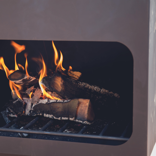 Foyer de jardin Dakota XL acier - noir - Image 4