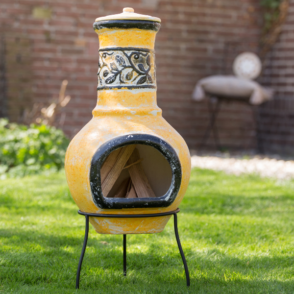 Foyer de jardin Jimenez 36x85cm - jaune/noir - Image 2