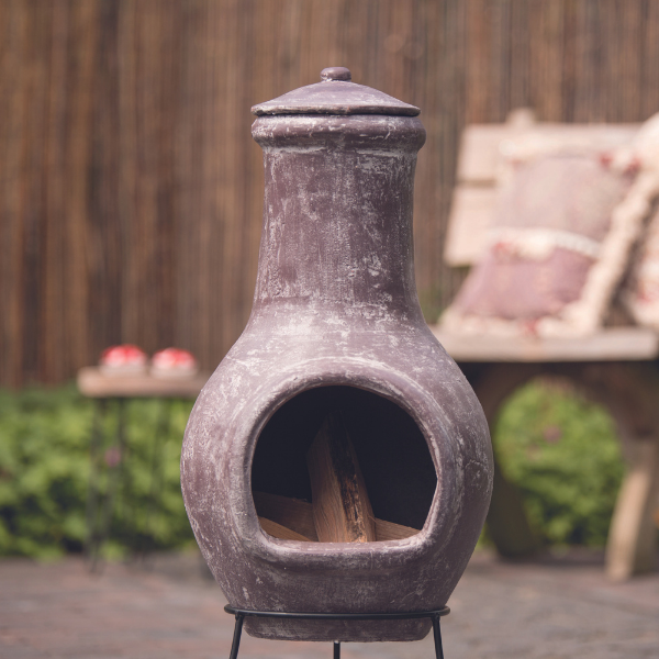 Foyer de jardin Jimenez 36x85cm - rouge vin - Image 2