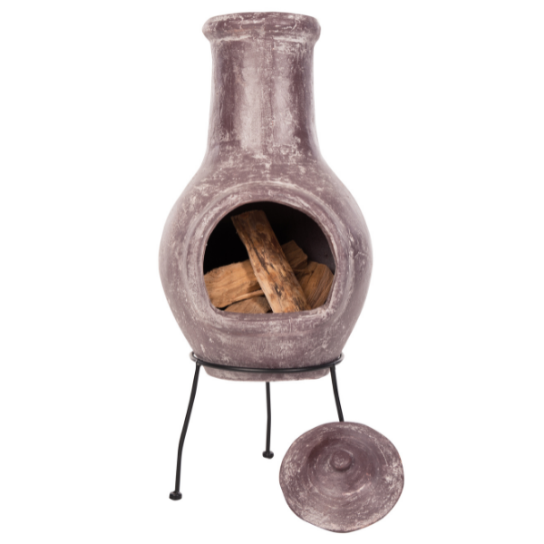 Foyer de jardin Jimenez 36x85cm - rouge vin - Image 4