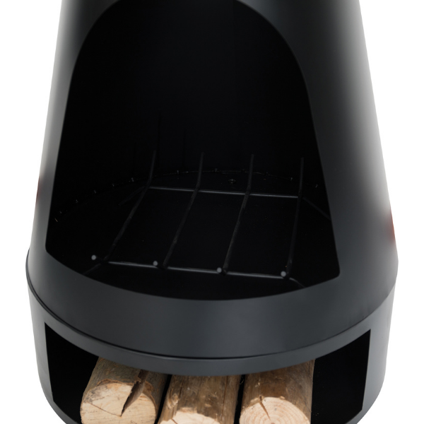 Foyer de jardin Kingsley 44x120cm acier - noir - Image 5