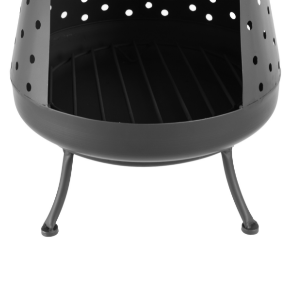 Foyer de jardin Nafi 35x108cm acier - noir - Image 3