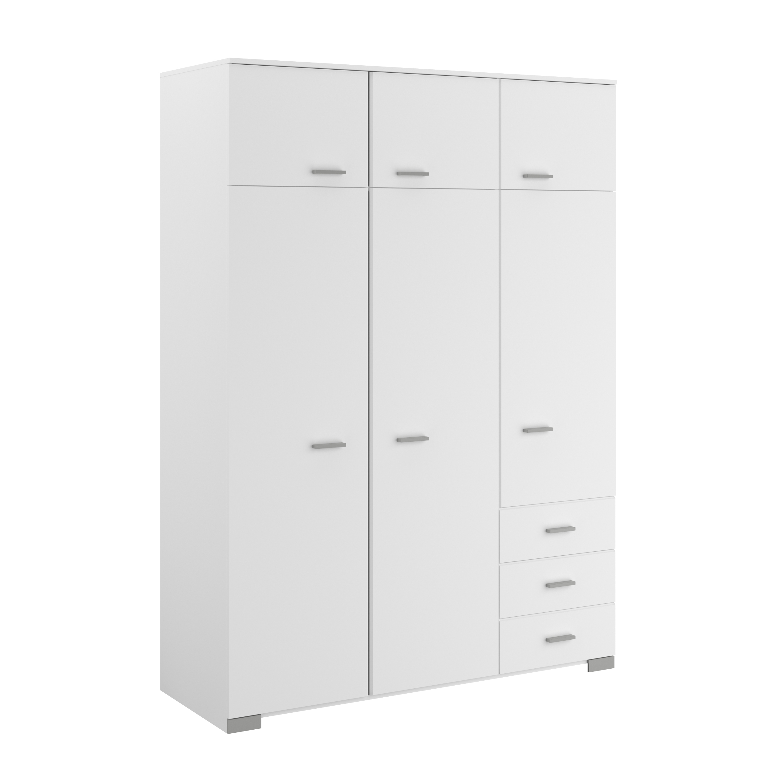 Garde-robe Gemma 146cm avec 6 portes - blanc - Image 8