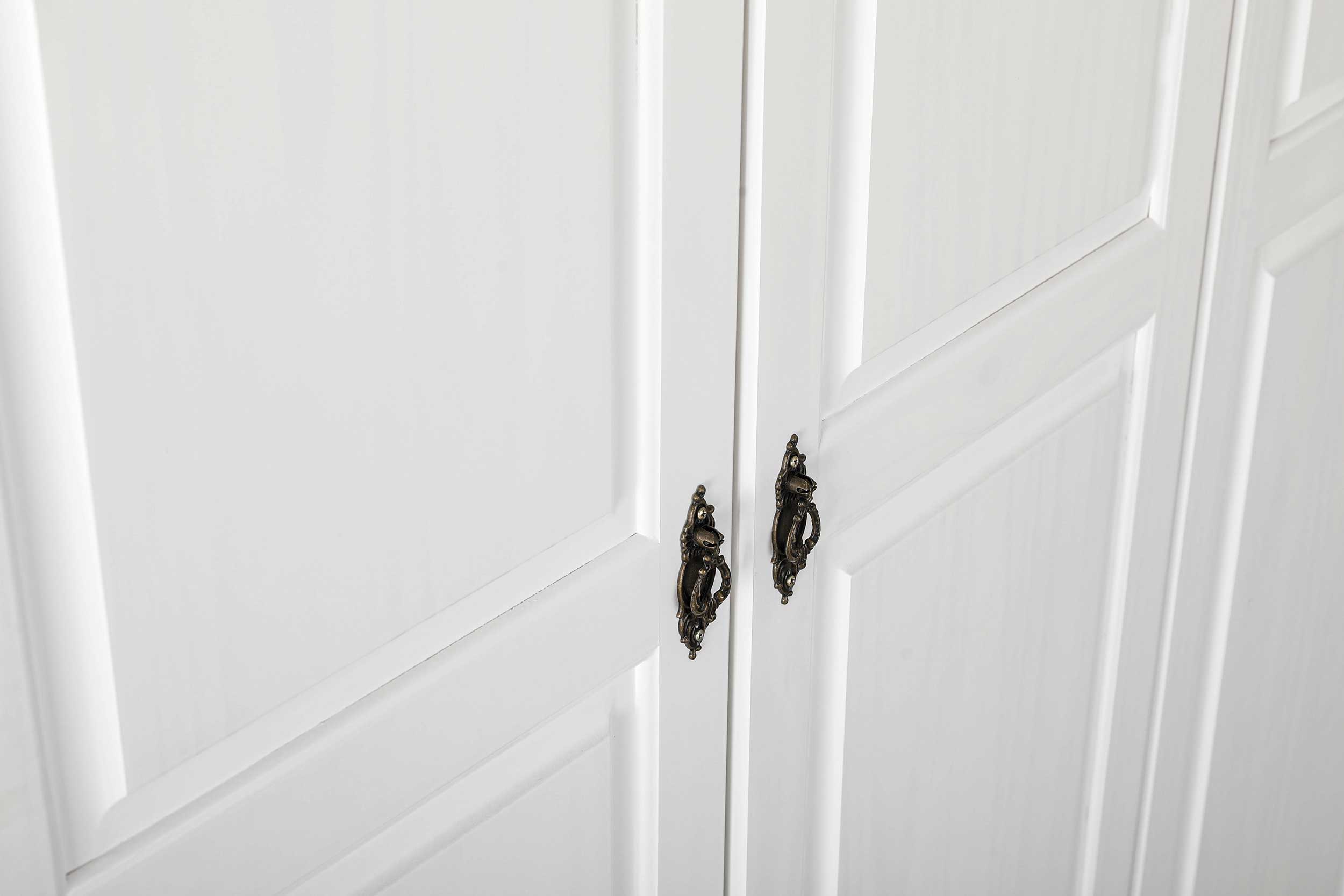 Garde-robe Ivy 197cm 4 portes - blanc - Image 6