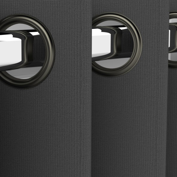 Garde-robe Jungo 122cm 2 tiroirs - chêne/noir - Image 2