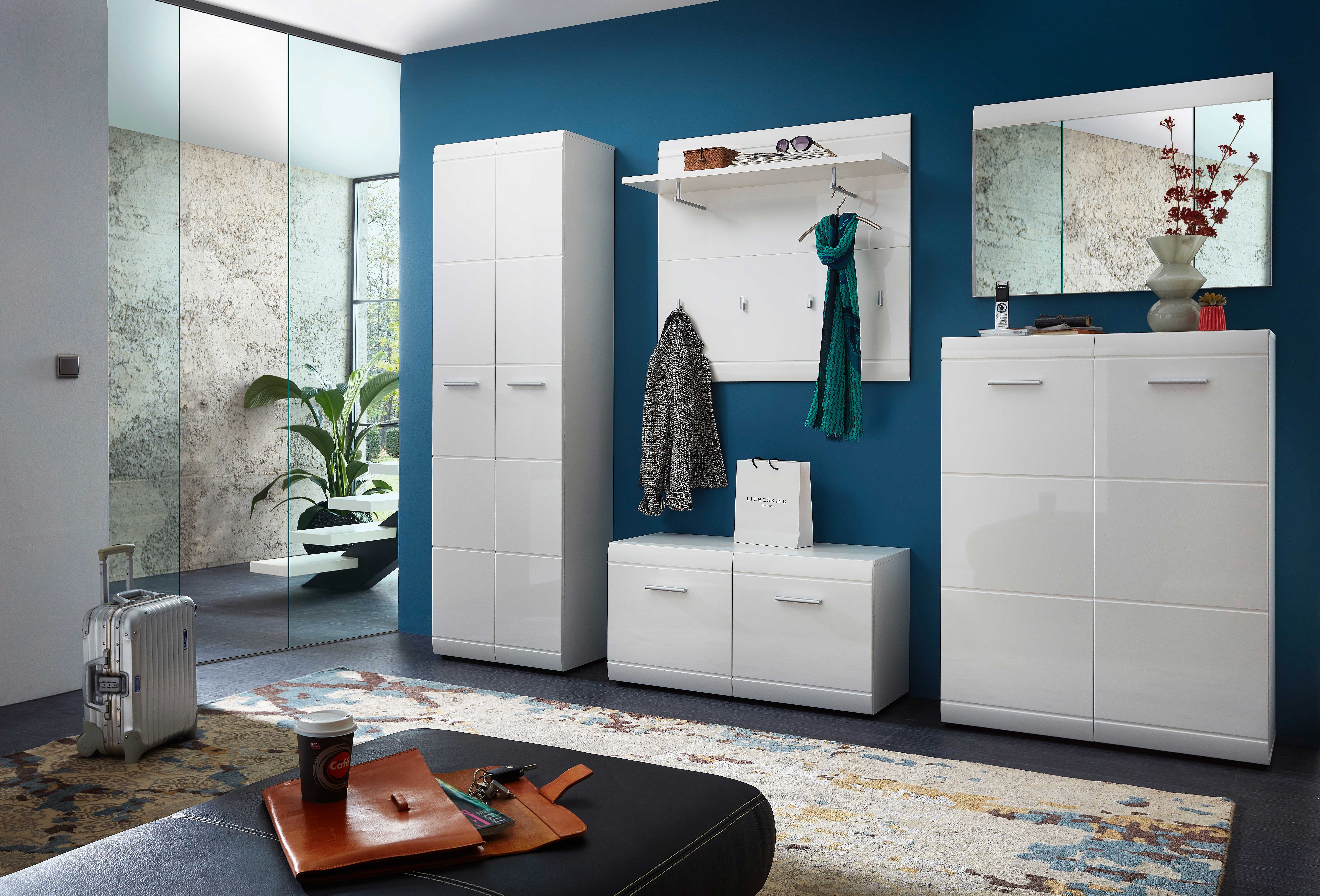 Garderobe Allan 59cm avec 2 portes - blanc - Image 4