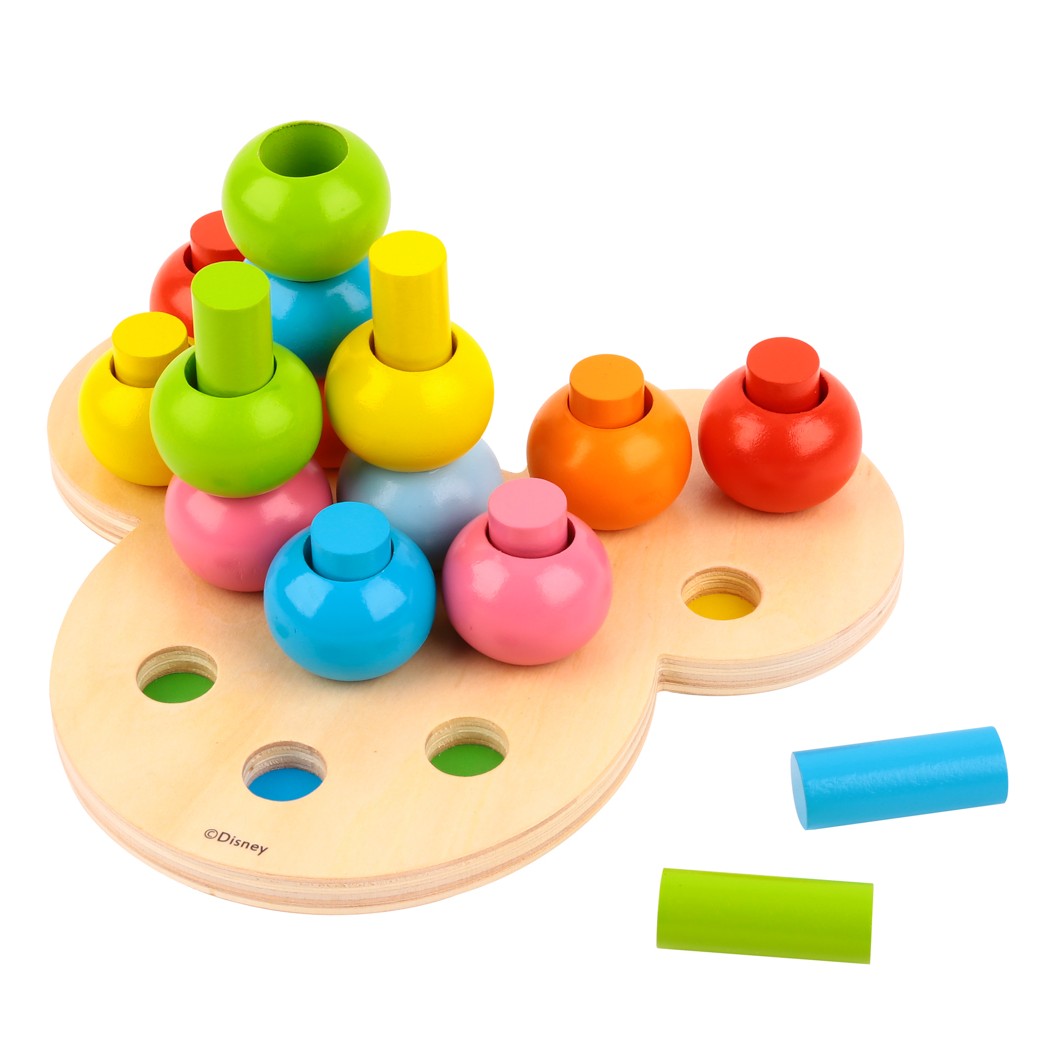 Jeu de ficelle en bois Mickey Mouse