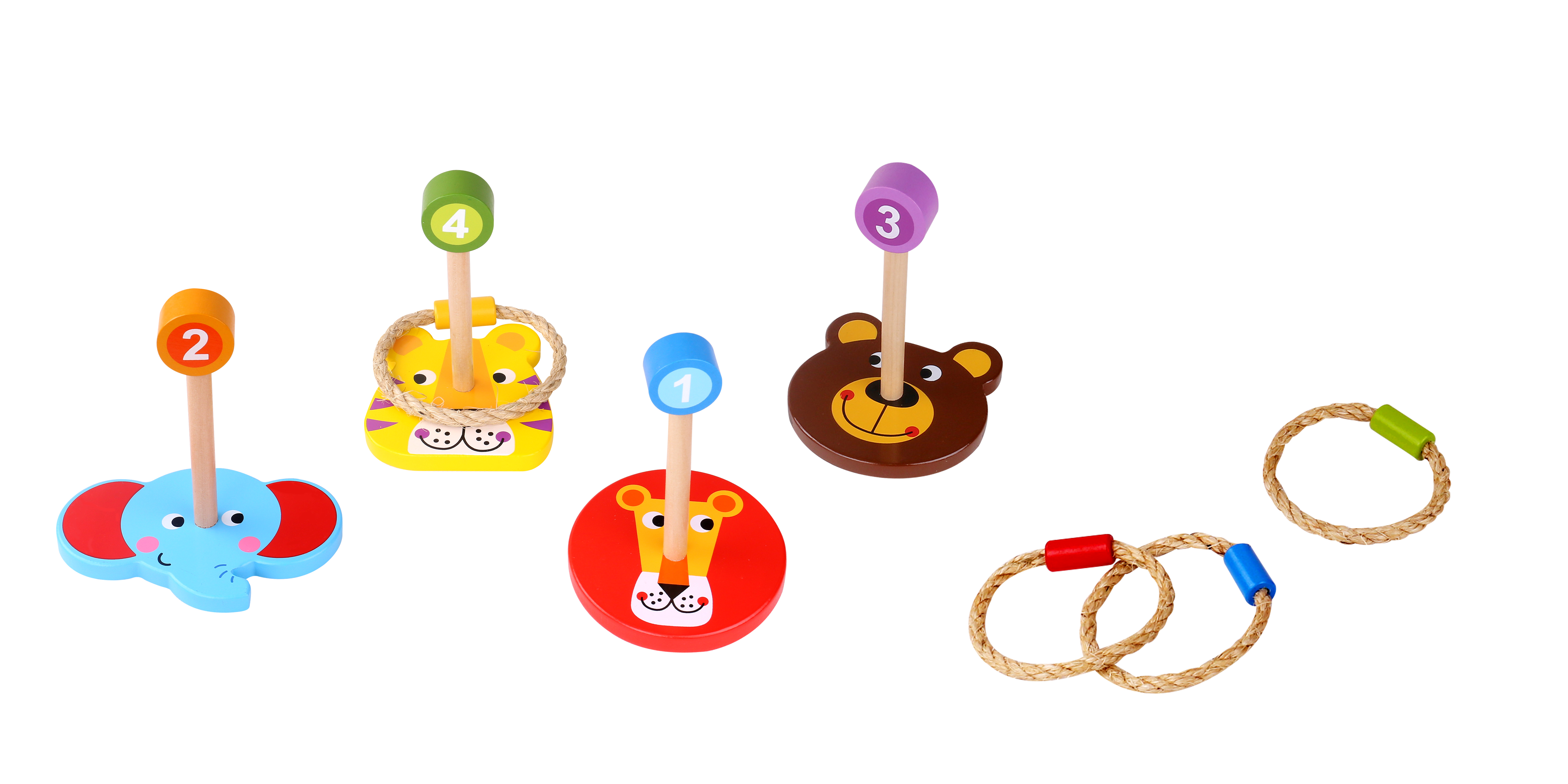 Jeu de lancer d'anneau animaux - Image 3