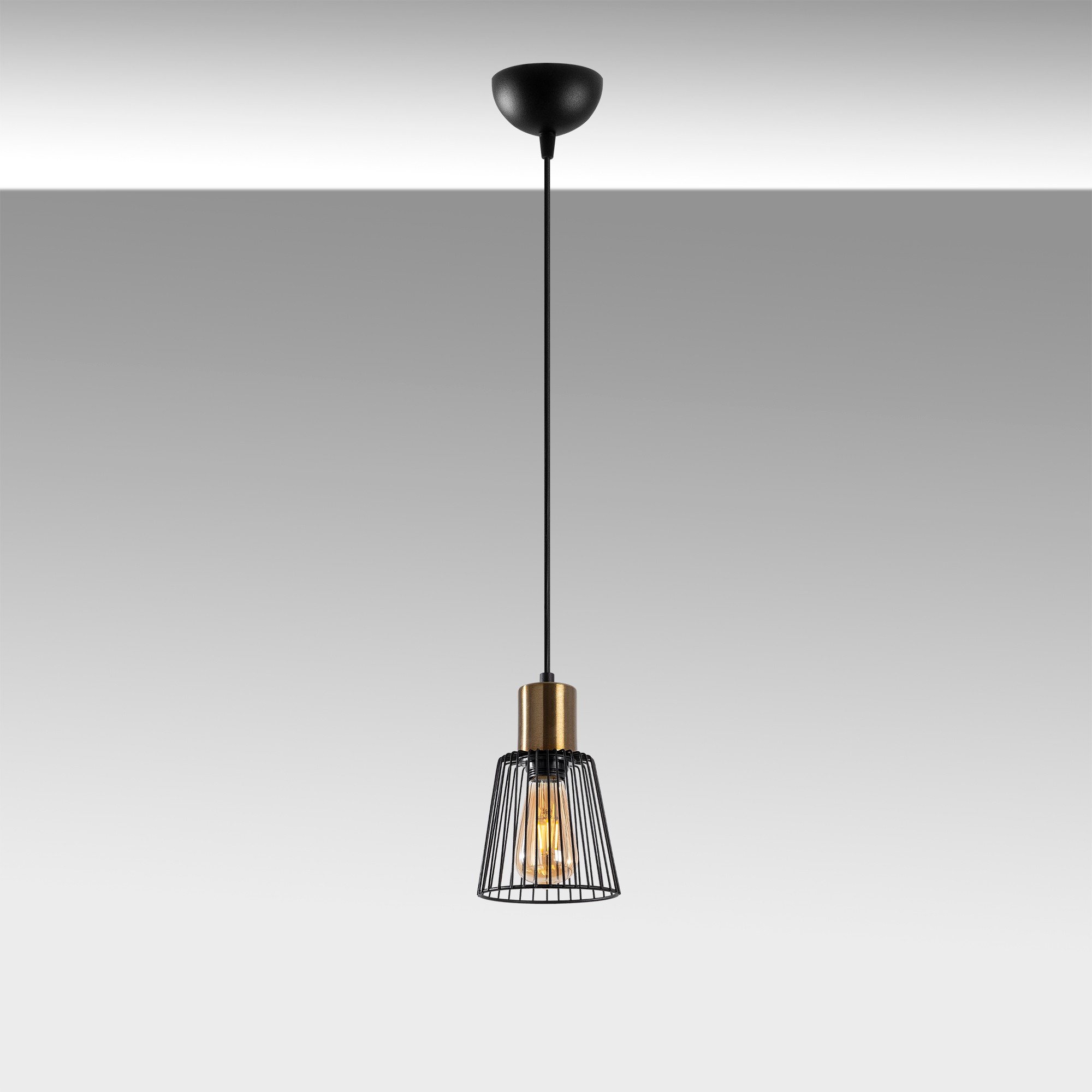 Kemtel Lustre | Hauteur réglable | Noir, style antique - Image 3