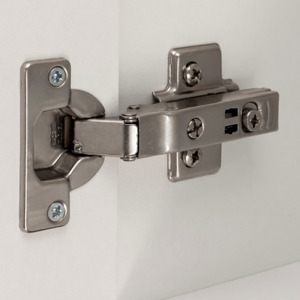 Kitchenette Ragnar 270cm avec espace pour micro-ondes, réfrigérateur et four - blanc brillant - Image 7