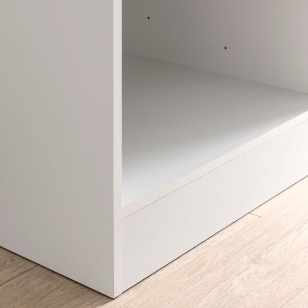 Kitchenette Ragnar 290cm avec espace pour réfrigérateur et four - blanc brillant - Image 2