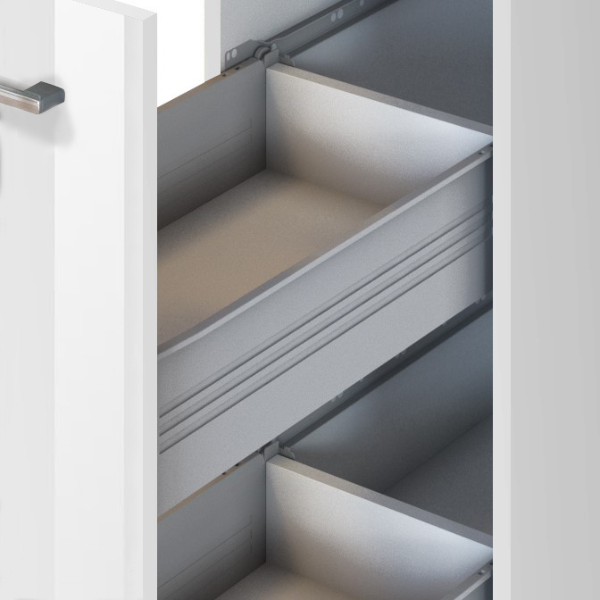 Kitchenette Ragnar 330cm avec lave-vaisselle et four - blanc brillant - Image 4