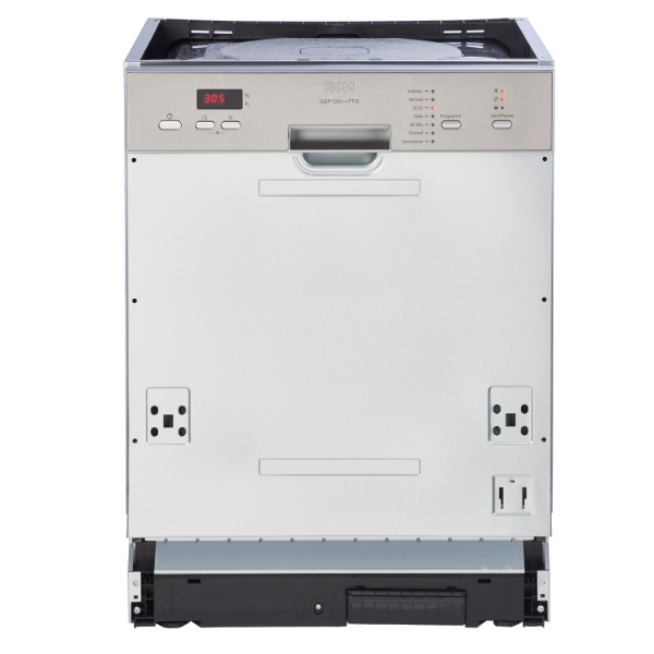 Kitchenette Ragnar 330cm avec réfrigérateur, lave-vaisselle et four - blanc brillant - Image 6