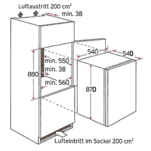 Kitchenette Ragnar 340cm avec lave-vaisselle, four et réfrigérateur - blanc brillant - Image 8
