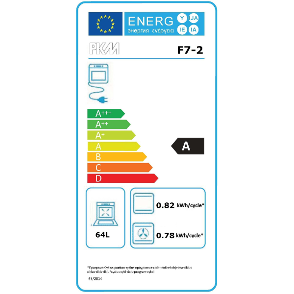 Kitchenette Ragnar 350cm avec réfrigérateur-congélateur et four - blanc brillant - Image 2