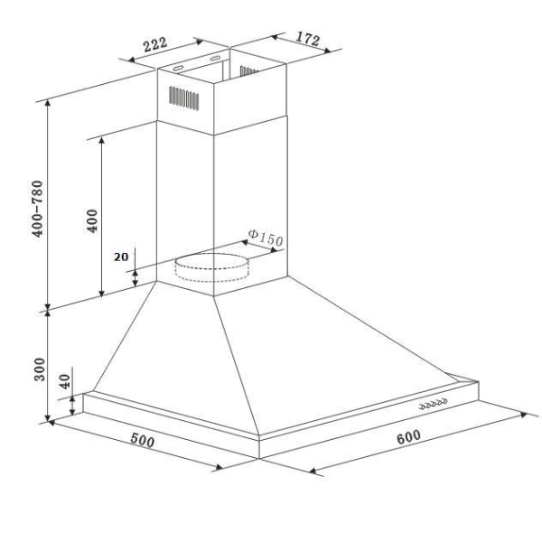 Kitchenette Ragnar 380cm avec réfrigérateur-congélateur et four - blanc brillant - Image 12