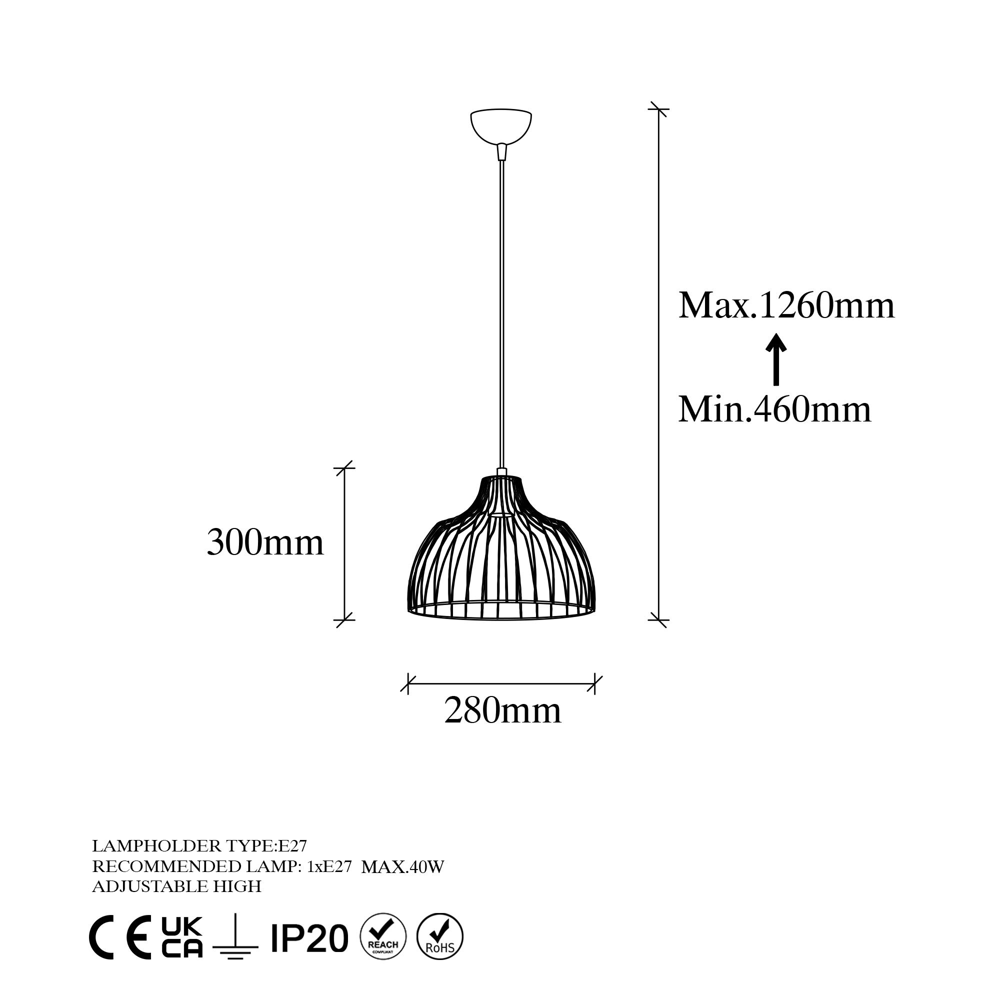 Kozan Lustre | Hauteur réglable | Or brillant - Image 2