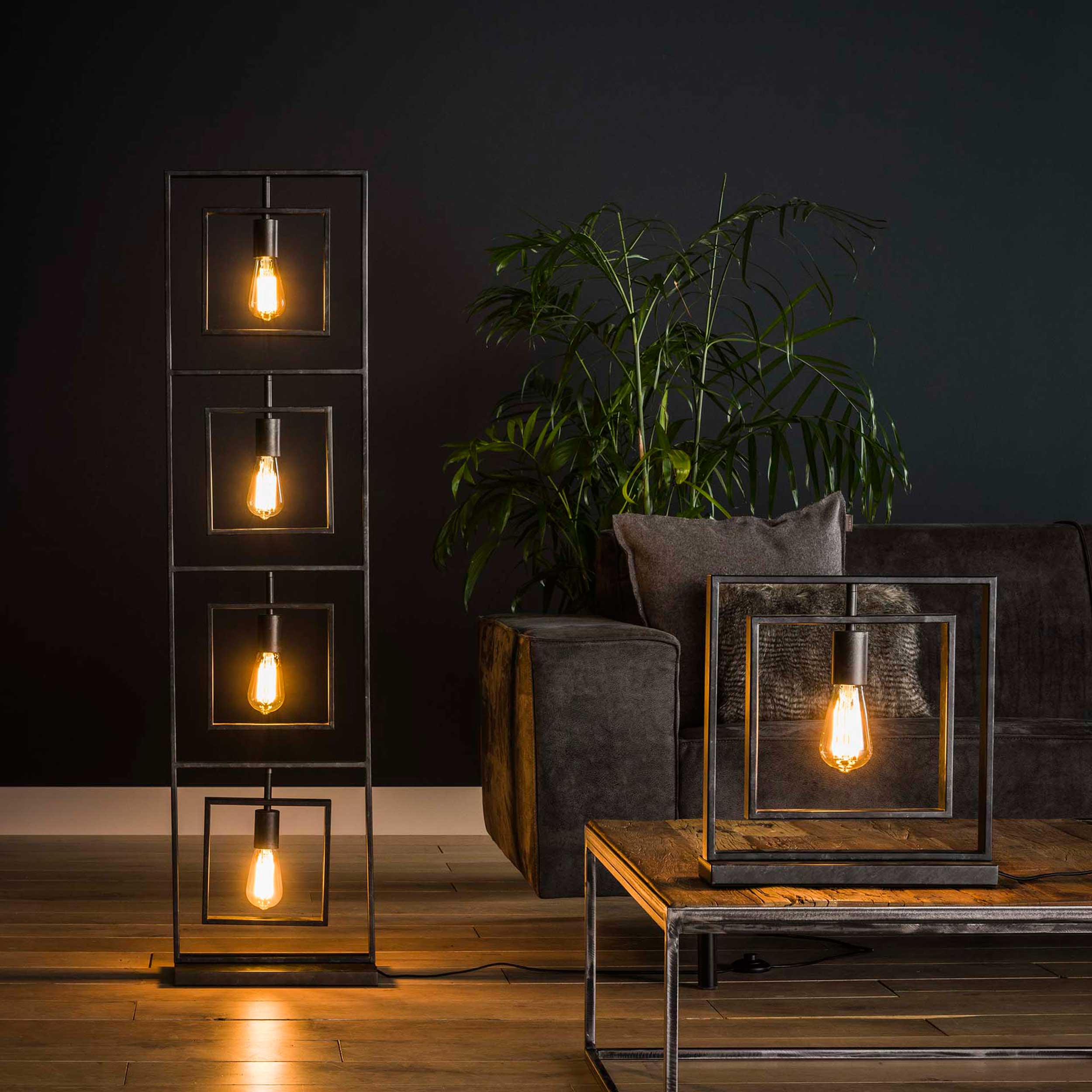 Lampadaire Turner 4 lampes - anthracite - Image 2