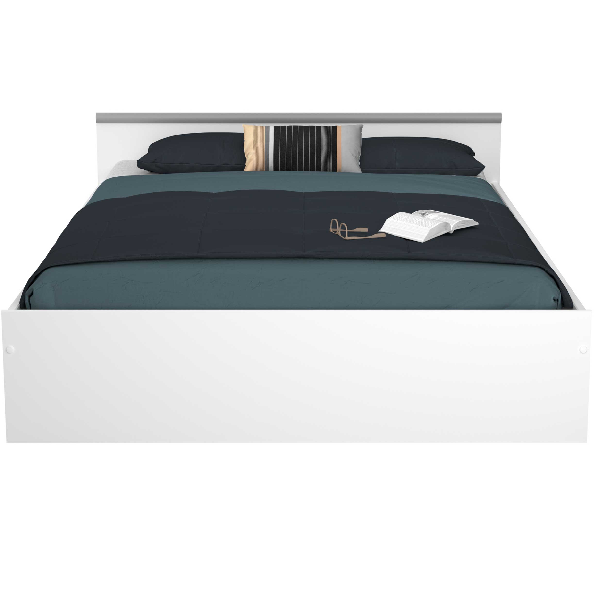 Lit Alma 140x190cm avec tiroirs - blanc - Image 11