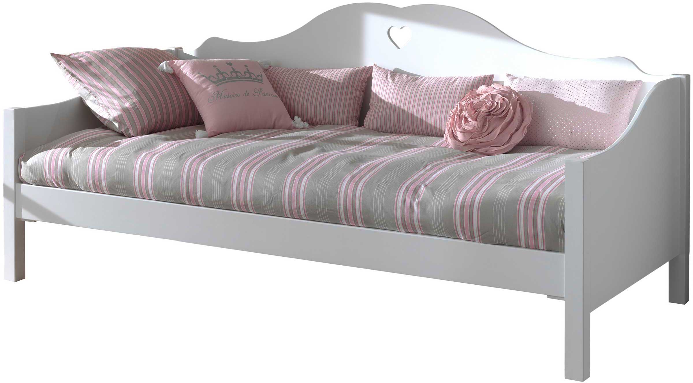 Lit banquette Amori 90x200cm fille - blanc - Image 2