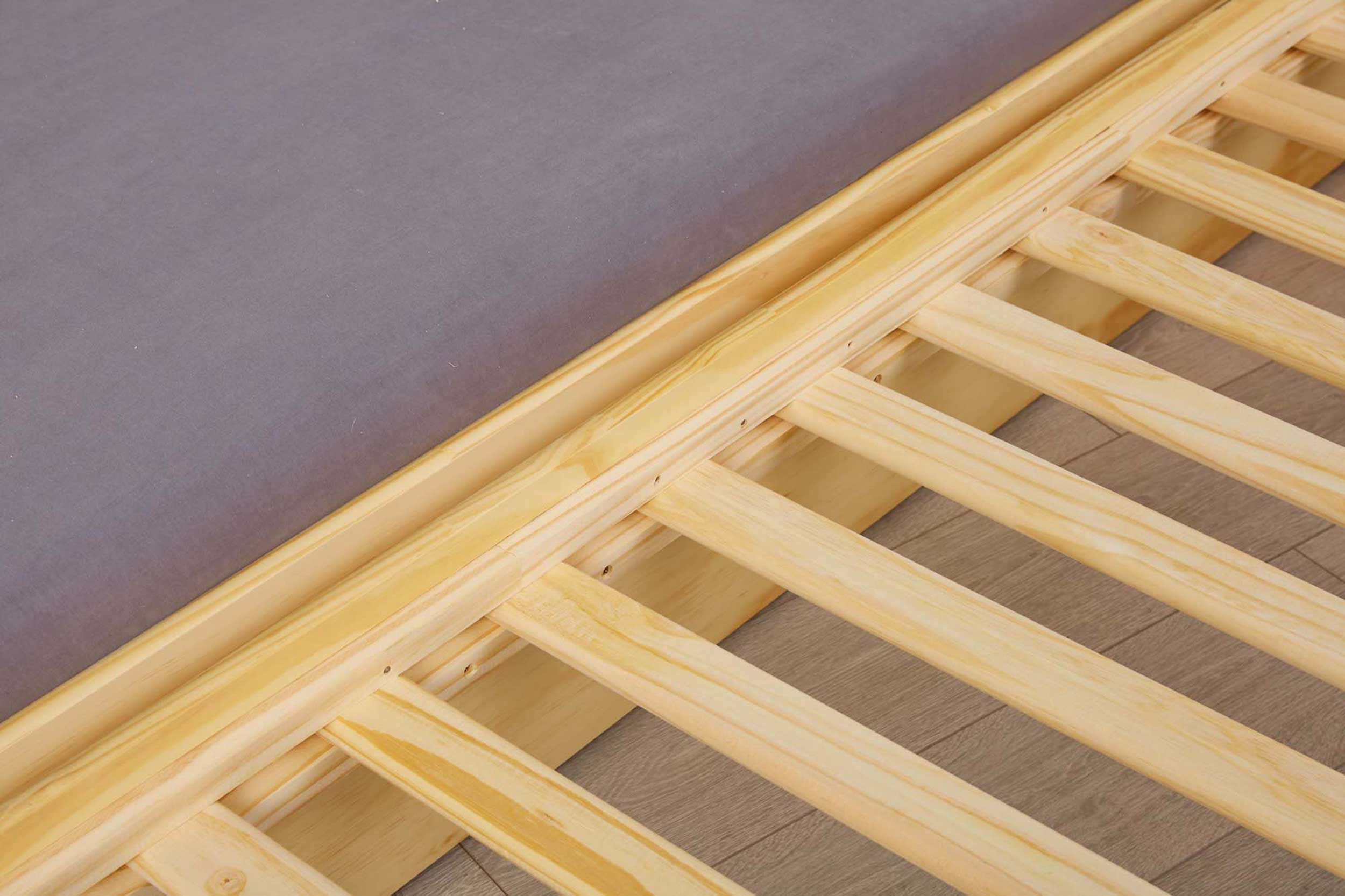 Lit banquette gigogne Lothar 90x200cm 3 couchages - bois de pin - Image 3