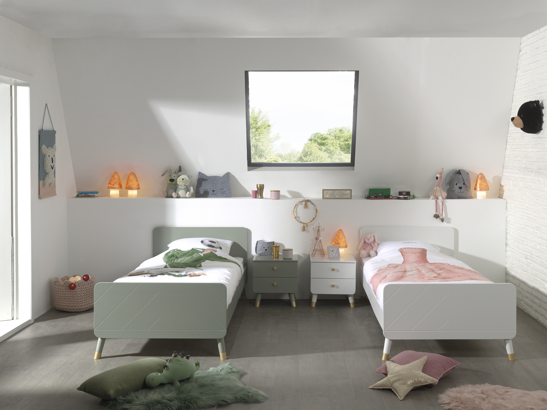 Lit Billy 90x200 - olive - Image 3