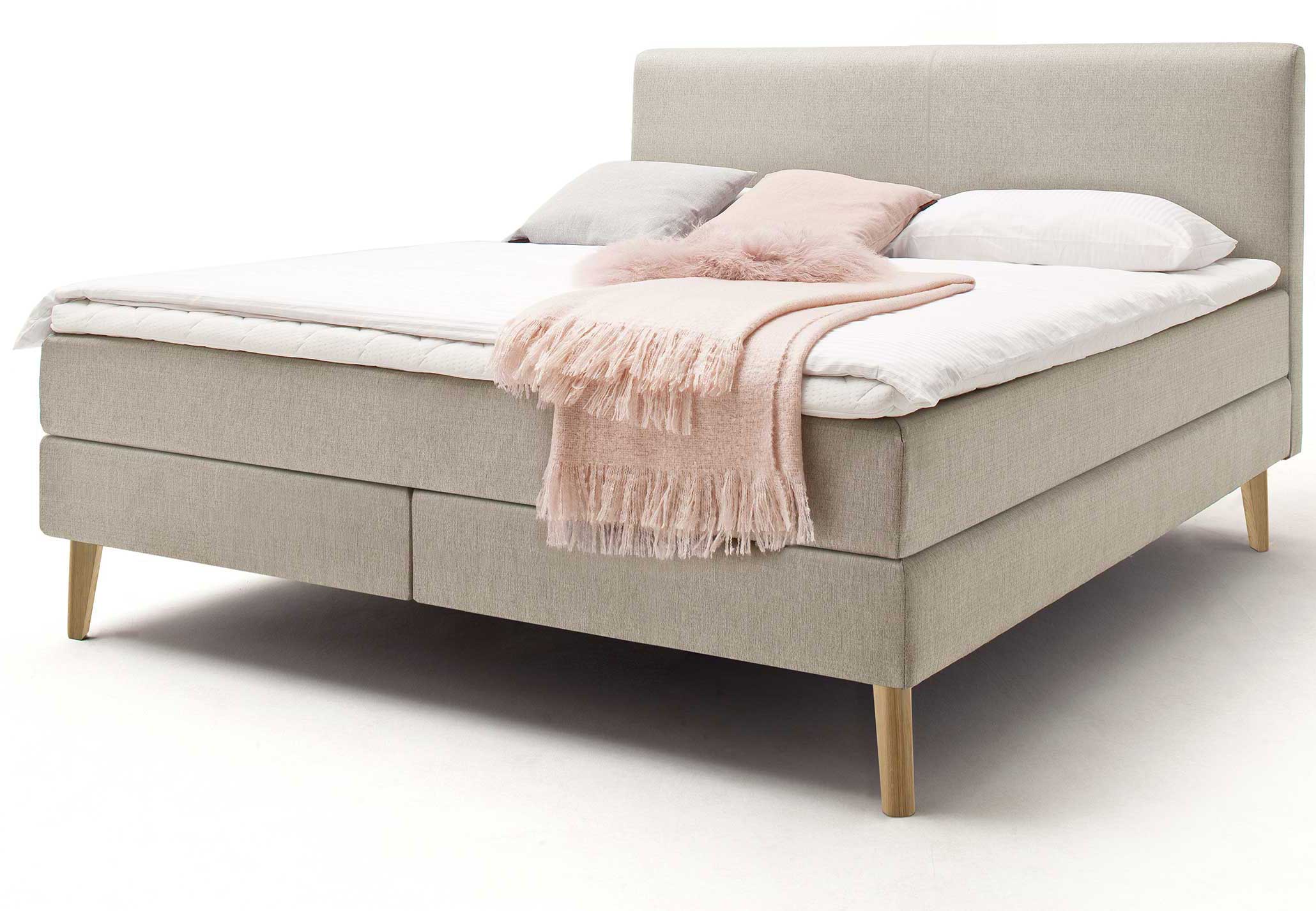 Lit boxspring Granas 180x200 - beige - Image 4