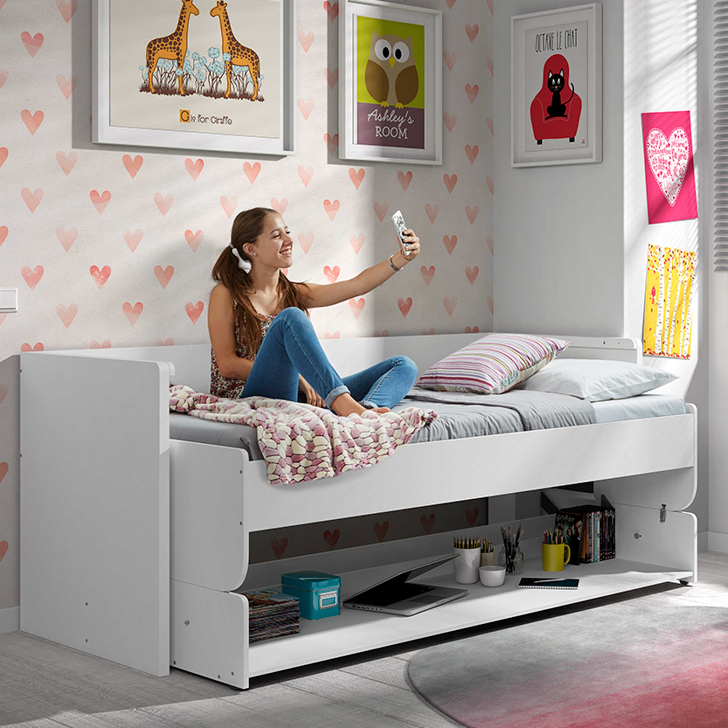 Lit Bureau Denver - blanc