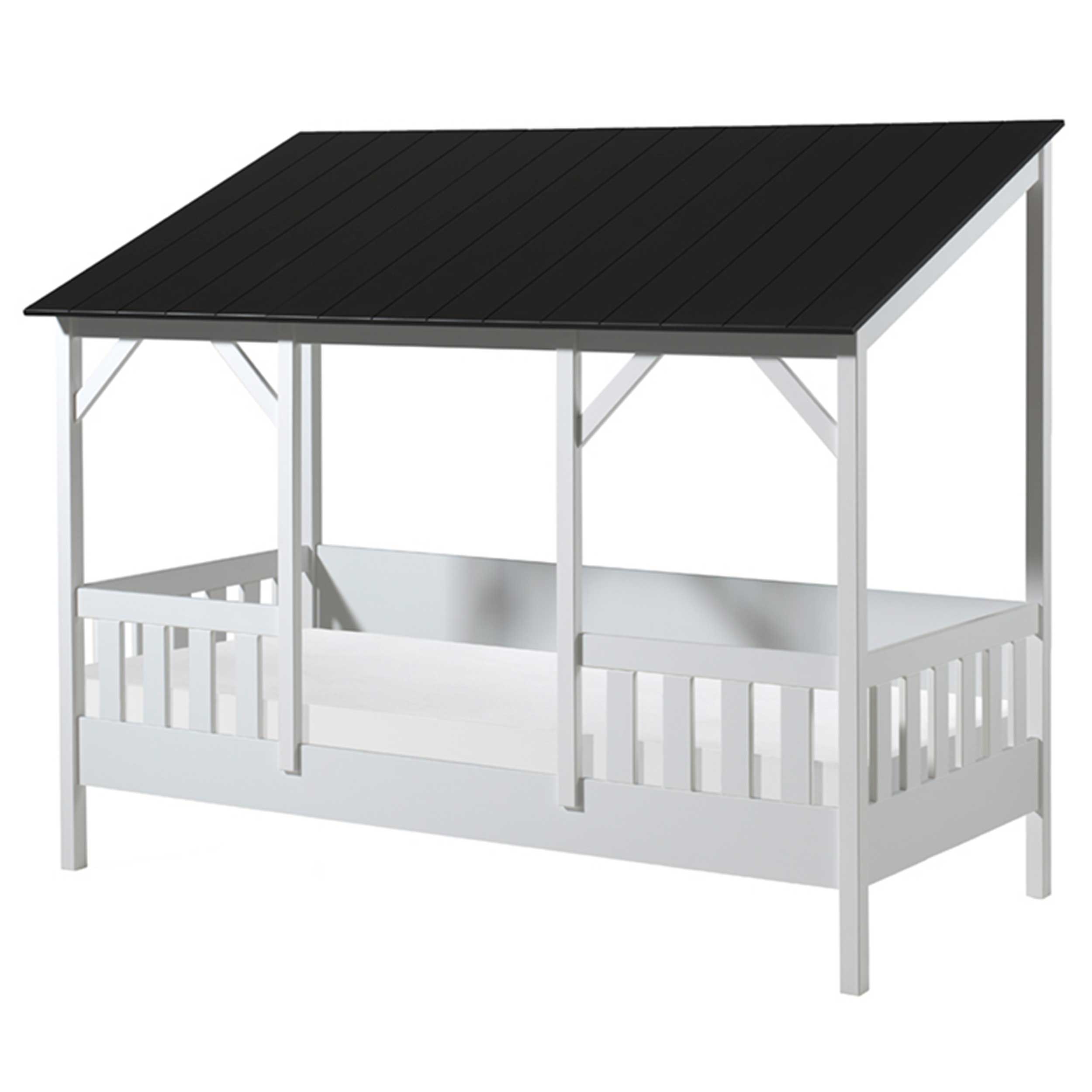 Lit cabane Malia 90x200 - toit noir - Image 7