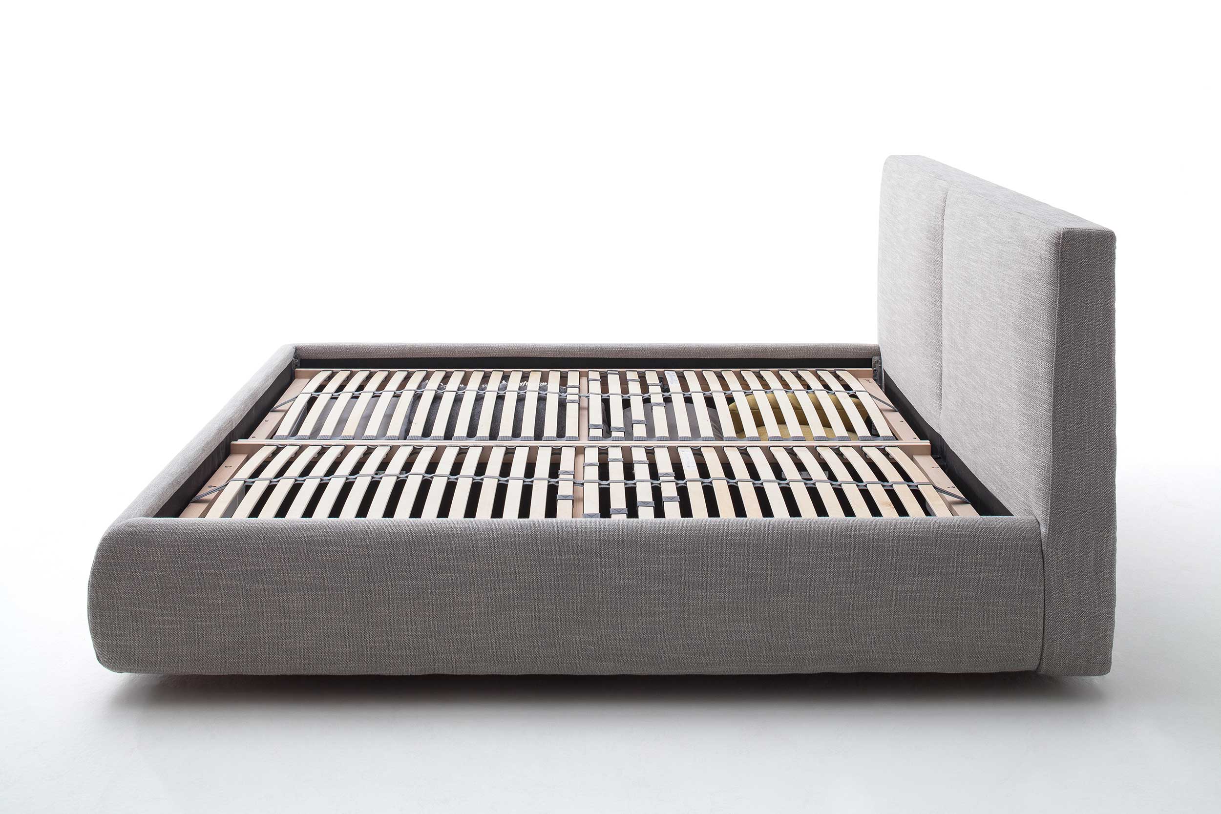 Lit coffre 180x200 - gris clair - Image 2