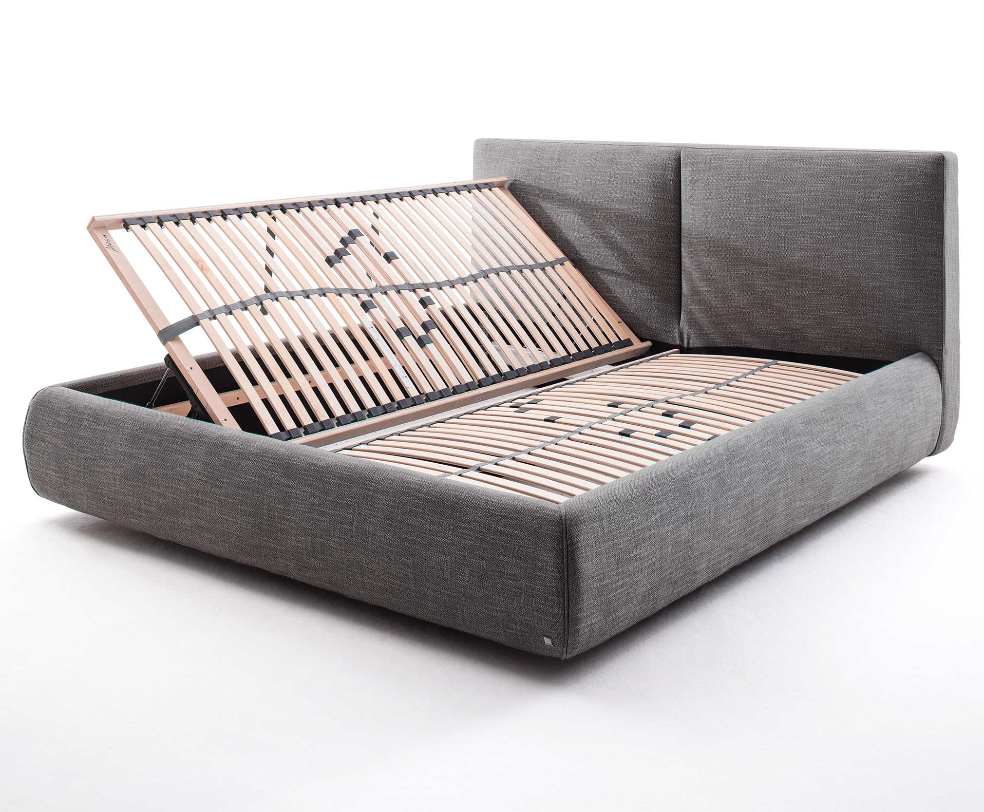 Lit coffre Celine 180x200 - anthracite - Image 3