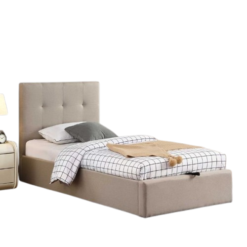 Lit coffre Corbi 90x200 - sable - Image 3